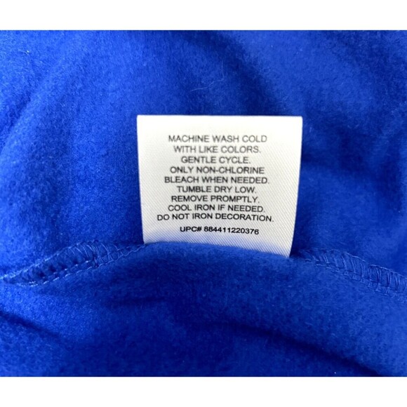 Wound Up S Blue Graphic Sweatshirt Busy Doing Nothing Cotton Blend Pullover Top - Picture 11 of 11